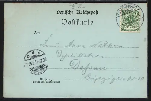 Mondschein-AK Berlin, Palais Kaiser Wilhelm I