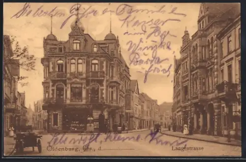 AK Oldenburg /Gr., Langestrasse