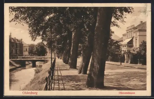 AK Oldenburg / O., Villen in der Ofenerstrasse
