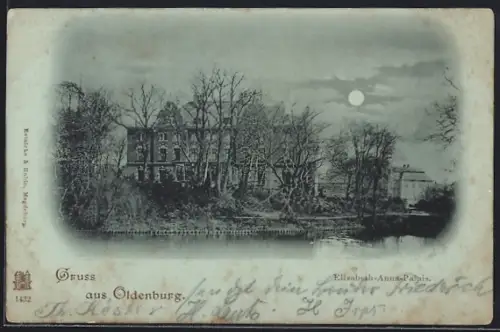 AK Oldenburg / O., Elisabeth-Anna-Palais