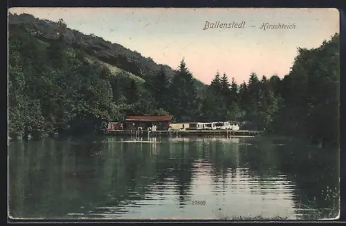 AK Ballenstedt, Blick auf den Hirschteich