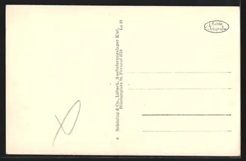 AK Laboe, Strandpartie mit Ehrenmal