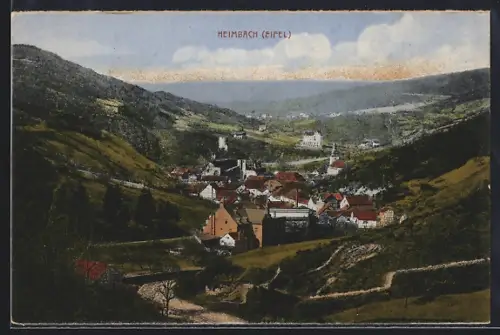 AK Heimbach /Eifel, Ortsansicht im Tal