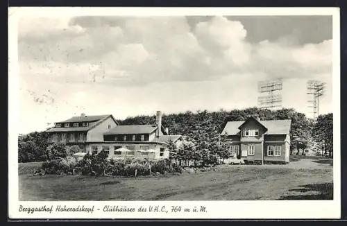 AK Schotten, Gasthof Hoherodskopf, Inh. Hans Hochfeld, Clubhäuser des V.H.C.
