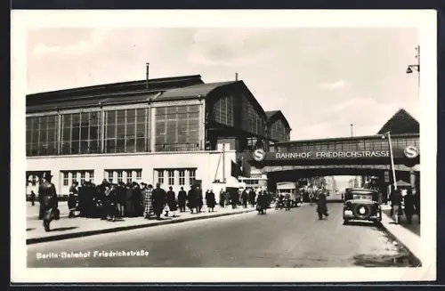 AK Berlin, Bahnhof Friedrichstrasse