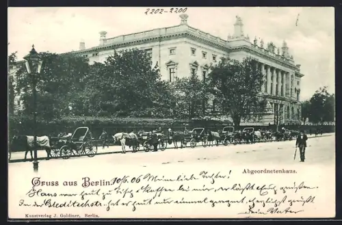 AK Berlin, Partie am Abgeordnetenhaus, Prinz-Albrecht-Strasse