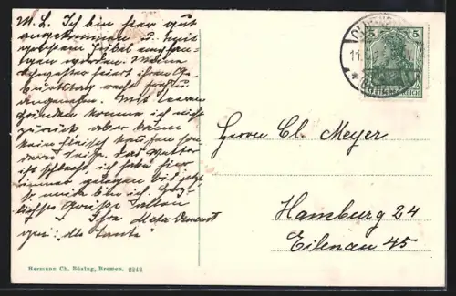 AK Oldenburg / O., Blumen auf dem Cäcilienplatz