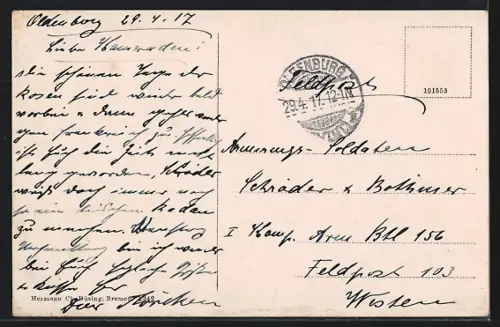 AK Oldenburg / O., Pavillon auf dem Cäcilienplatz