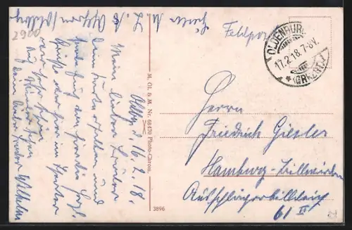 AK Oldenburg i. Gr., Cäcilienplatz mit Brunnen