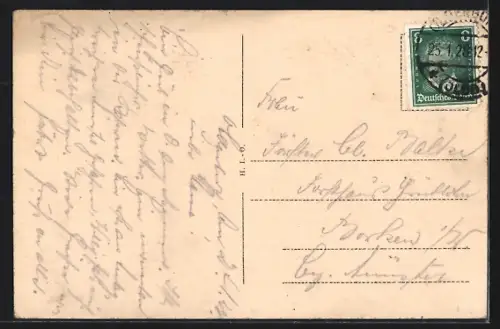 AK Oldenburg i. O., Partie am Cäcilienplatz