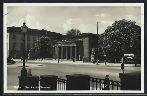 Lithographie Berlin, Reichsehrenmal Unter den Linden