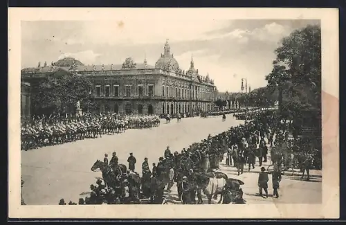 AK Berlin, Parademarsch am Zeughaus