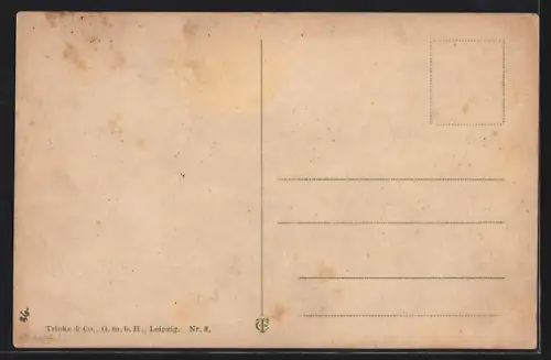 AK Oldenburg i. Gr., Bank auf dem Cecilienplatz