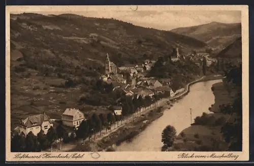 AK Heimbach /Eifel, Blick vom Meuchelberg