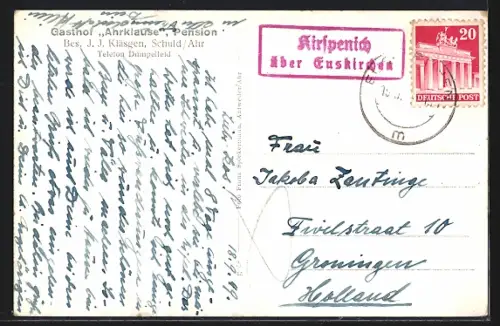 AK Schuld /Ahr, Ortsansicht im Tal