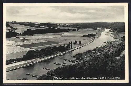 AK Werden, Blick von der schwarzen Lene ins Ruhrtal