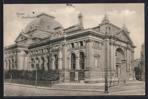 AK Essen, Partie am Stadttheater