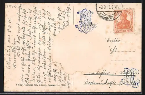 AK Oldenburg / O., Blick auf das Elisabeth-Anna-Palais