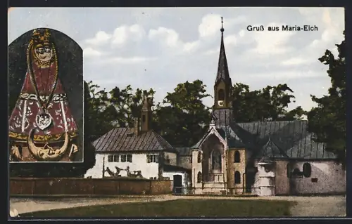 AK Maria-Eich, Blick auf die Kirche