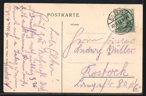 AK Essen /Ruhr, Stadttheater und Vorplatz
