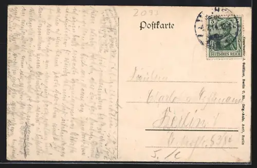 AK Lychen, Küstriner Bach