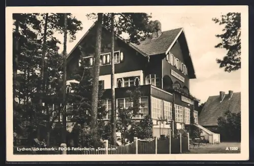 AK Templin / Uckermark, FDGB-Ferienheim Seeheim