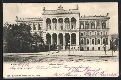 AK Berlin-Tiergarten, Potsdamer Bahnhof