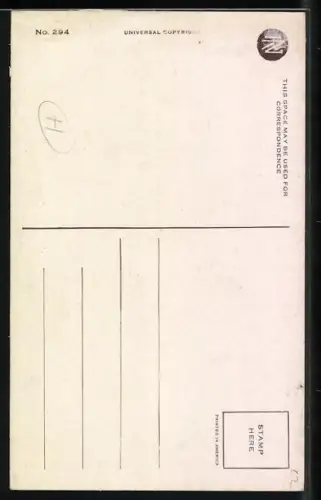 Künstler-AK Philip Boileau: Blue Ribbons, Mutter und Tochter mit blauen Schleifen im Haar