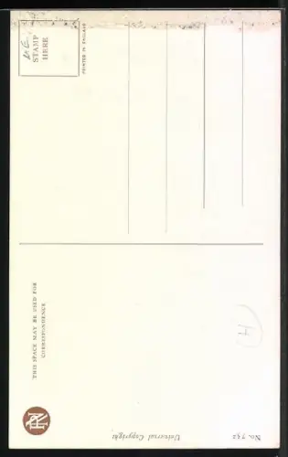 Künstler-AK Philip Boileau: A Neutral, junge Frau mit Hut vor einer Windmühle