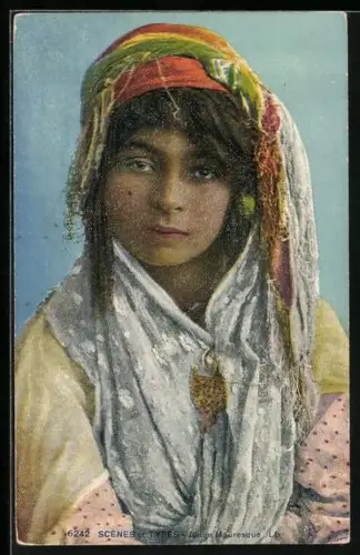 AK Jeune Mauresque, junge Maurin