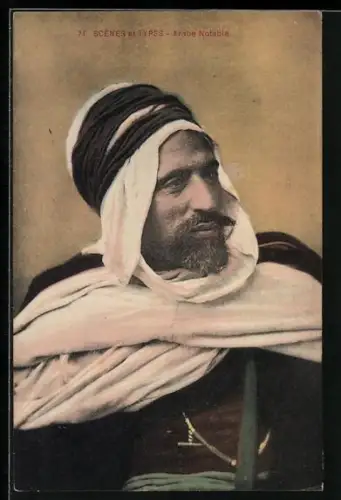 AK Scènes et Types, Arabe Notable, arabische Volkstypen
