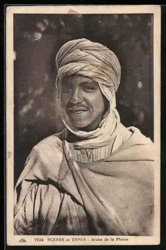 AK Arabe de la Plaine, Araber mit Kopftuch