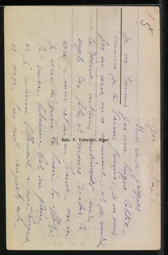 AK Arabe de la Plaine, Araber mit Kopftuch