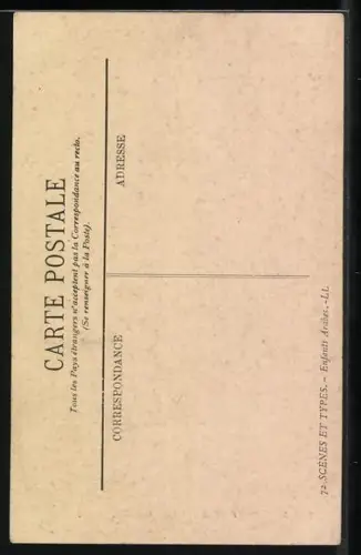 AK Ennfants arabes, Arabische Mutter mit ihrem Kind