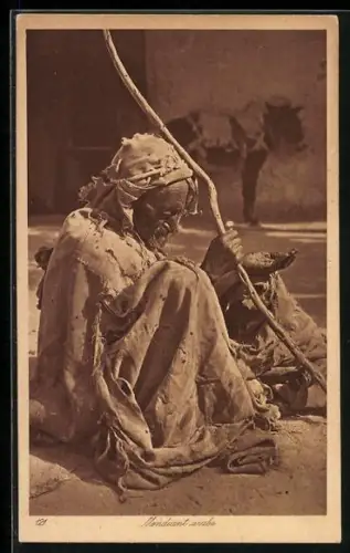 AK Mendiant arabe, arabischer Bettler