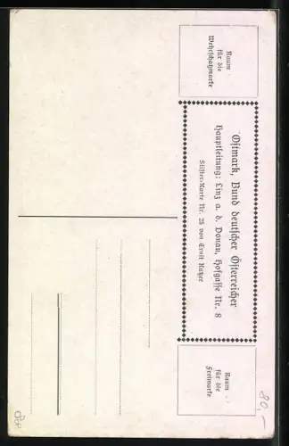 Künstler-AK Ernst Kutzer: Linz a.d. Donau, Adalbert Stifter, der Waldsteig, junges Paar auf der Waldlichtung