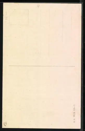 Künstler-AK Ernst Kutzer: Franz Schubert-Lieder, Am Meer, Mann liegt zu Füssen seiner Liebsten