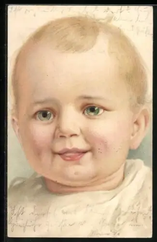 AK Kleines Kind im weissen Hemd