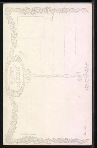 Künstler-AK Ludwig Koch: Herr und Hund auf einem Morgenritt