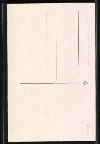 Künstler-AK Ludwig und Emma Uhland beim Spaziergang