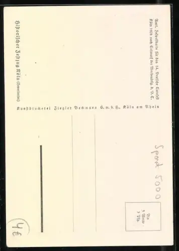 AK Köln, 14. Deutsches Turnfest 1928, Parade