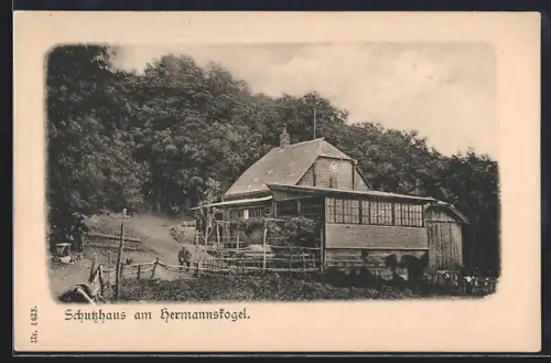 AK Wien, Schutzhaus am Hermannskogel