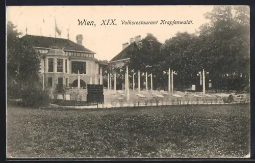 AK Wien, Volksrestaurant Krapfenwaldl