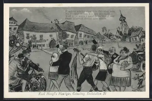 AK Wien, Karl Hengl`s Heuriger, Grinzing, Endstation 38