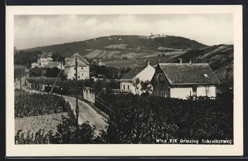 AK Wien-Grinzing, Partie am Schreiberweg