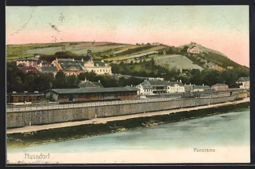 AK Wien-Nussdorf, Panorama des Stadtteils