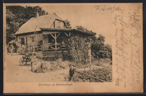 AK Wien, Schutzhaus am Hermannskogel