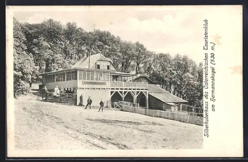 AK Wien, Silberhuberhaus des Oesterreichischen Touristenklub am Hermannskogel