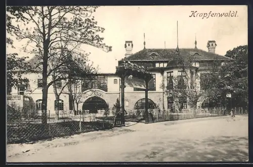 AK Wien, Blick zum Restaurant Krapfenwaldl