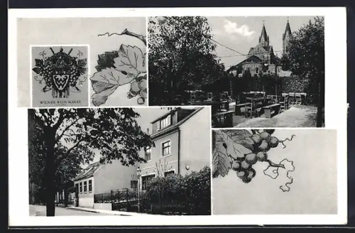 AK Wien, Weinrestaurant von Leopold Haselbrunner in der Iglaseegasse 10